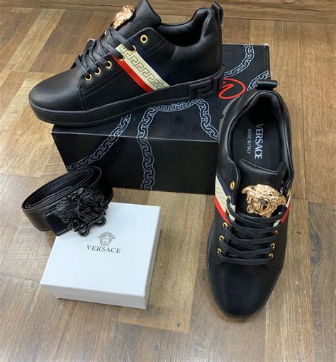 zapatos versace hombre 2017|tenis versace hombre.